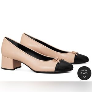 NIB TORY BURCH Women's Bow Ballet High Heel Pumps